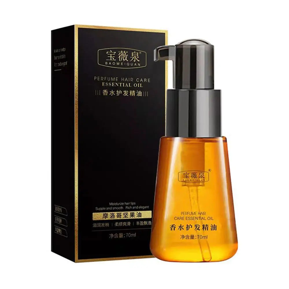 Sérum Capillaire à l'Huile d'Argan Marocaine-Brillance & Réparation